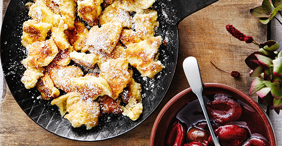 Kaiserschmarren mit Zwetschkenröster