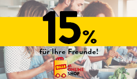 15% für Ihre Freunde