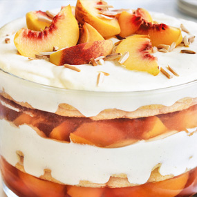 Pfirsich-Vanille-Trifle<br /><br /><br />