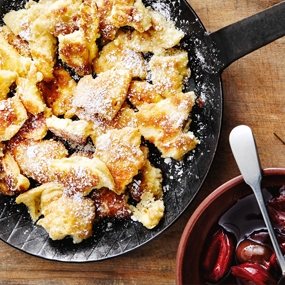 Kaiserschmarren mit Zwetschkenröster