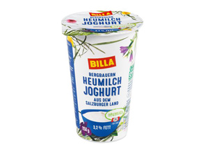 BILLA Bergbauern Heumilch Joghurt Natur 3.2%