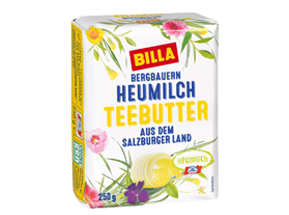 BILLA Bergbauern Heumilch Teebutter